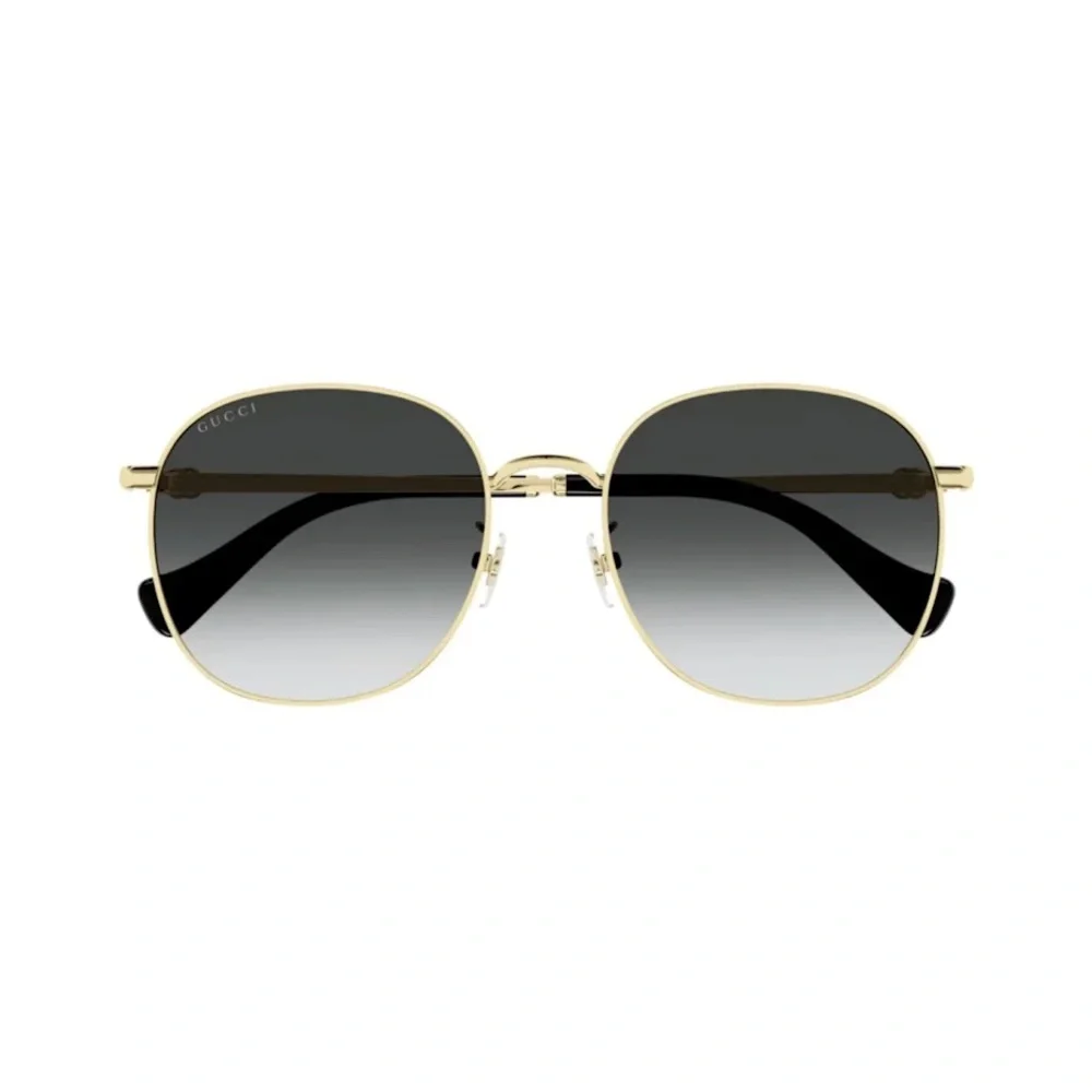 Gucci GG1142S Gold and Black Round Sunglasses women GG - Picture 6 of 16
